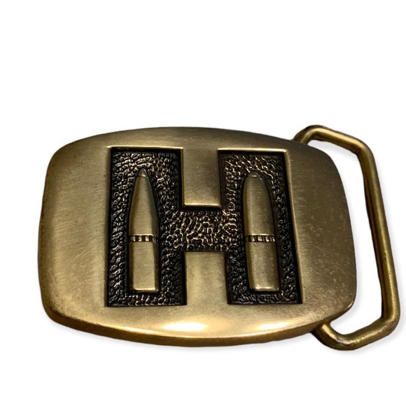 DIABLO VALLEY ASSOCIATES Other - BUCKLE SOLID BRASS BULLET BUCKLE VERY UNIQUE VINTAGE RARE MADE IN USA RARE LTDED